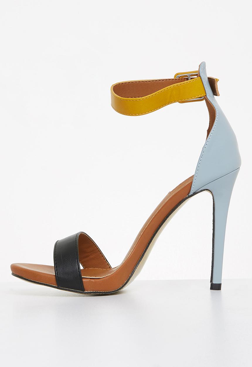 Plum - Calista1 barely there stiletto heel - mint