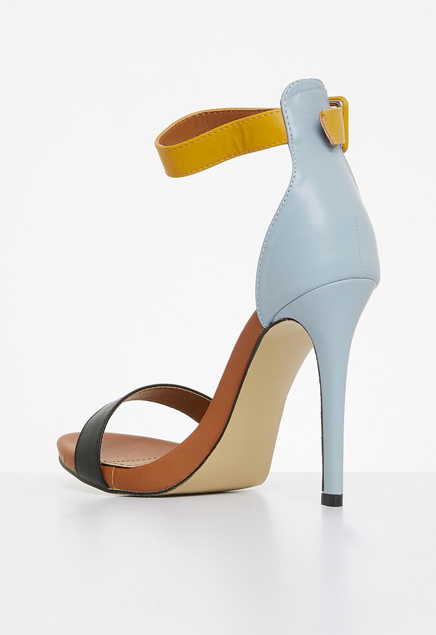 Plum - Calista1 barely there stiletto heel - mint