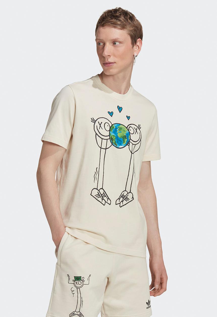 adidas Originals - adidas Originals x André Saraiva Tee - non-dyed white