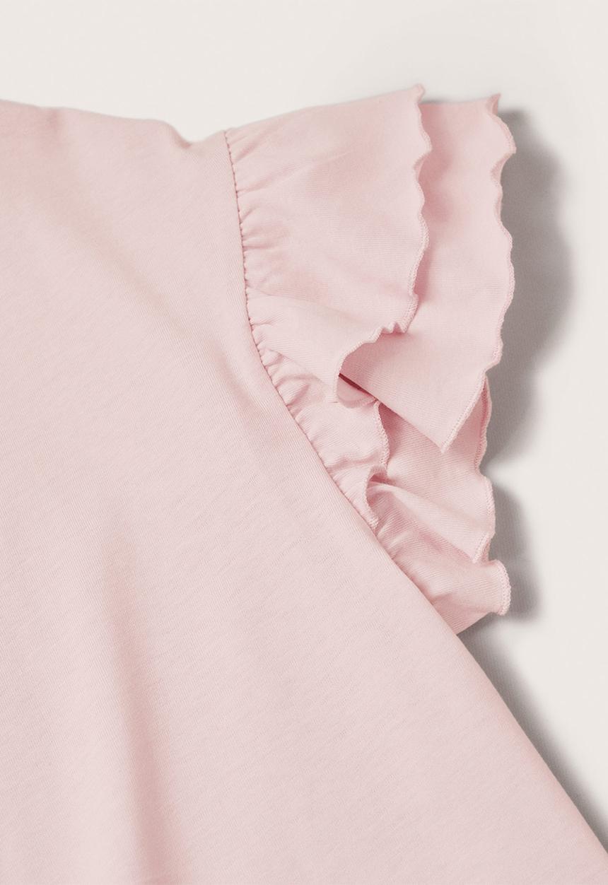 MANGO - T-shirt flin - light pink