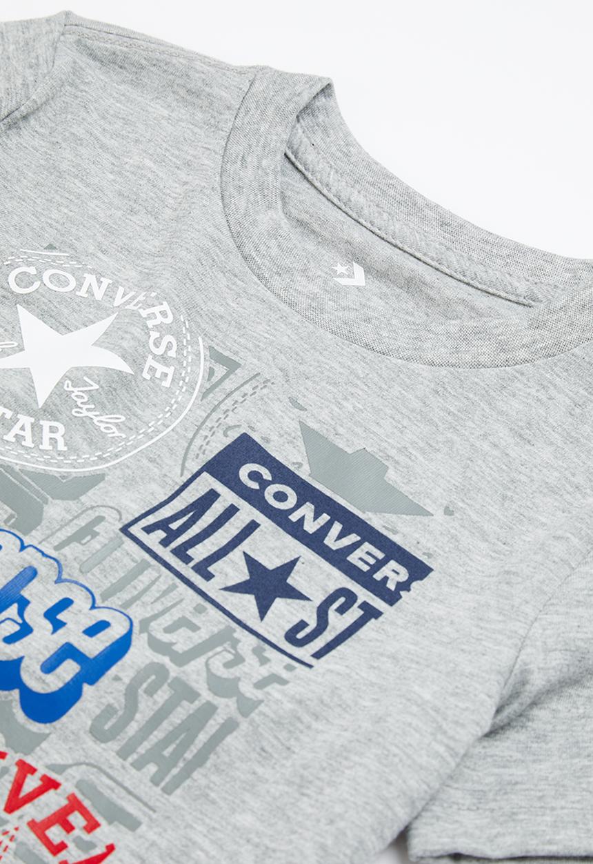 Converse - Cnvb logo aop ss tee short set - midnight navy