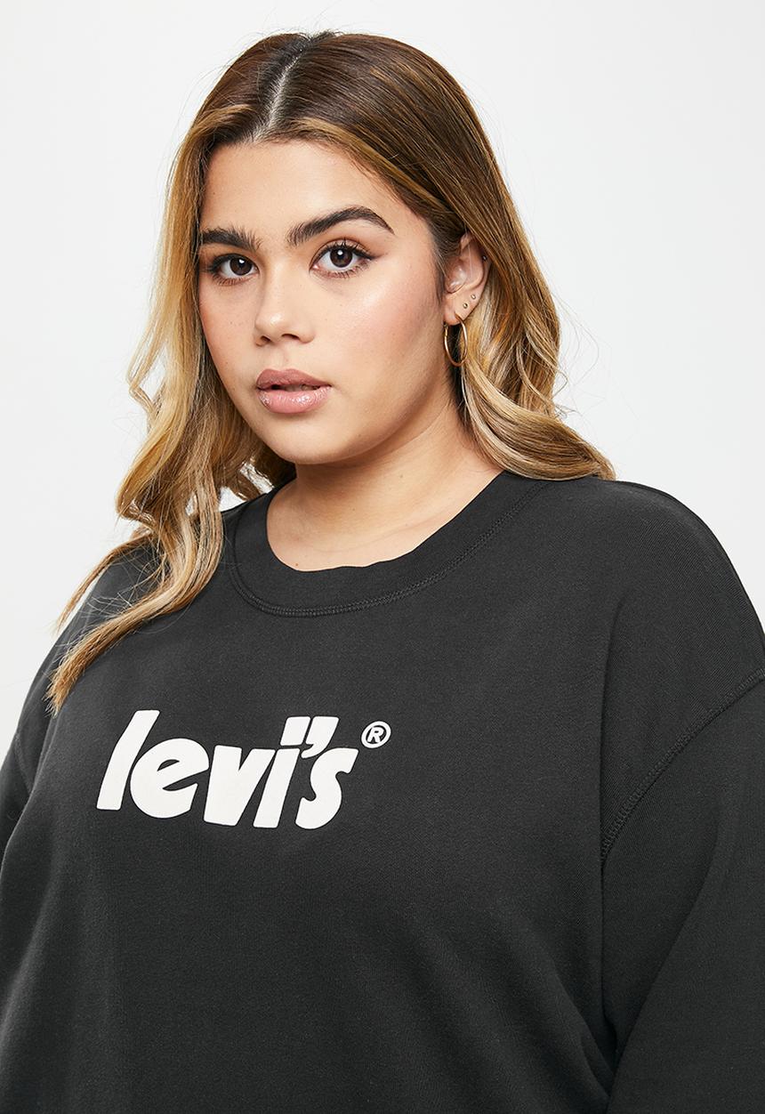 Levi’s® - Plus graphic standard crew - caviar
