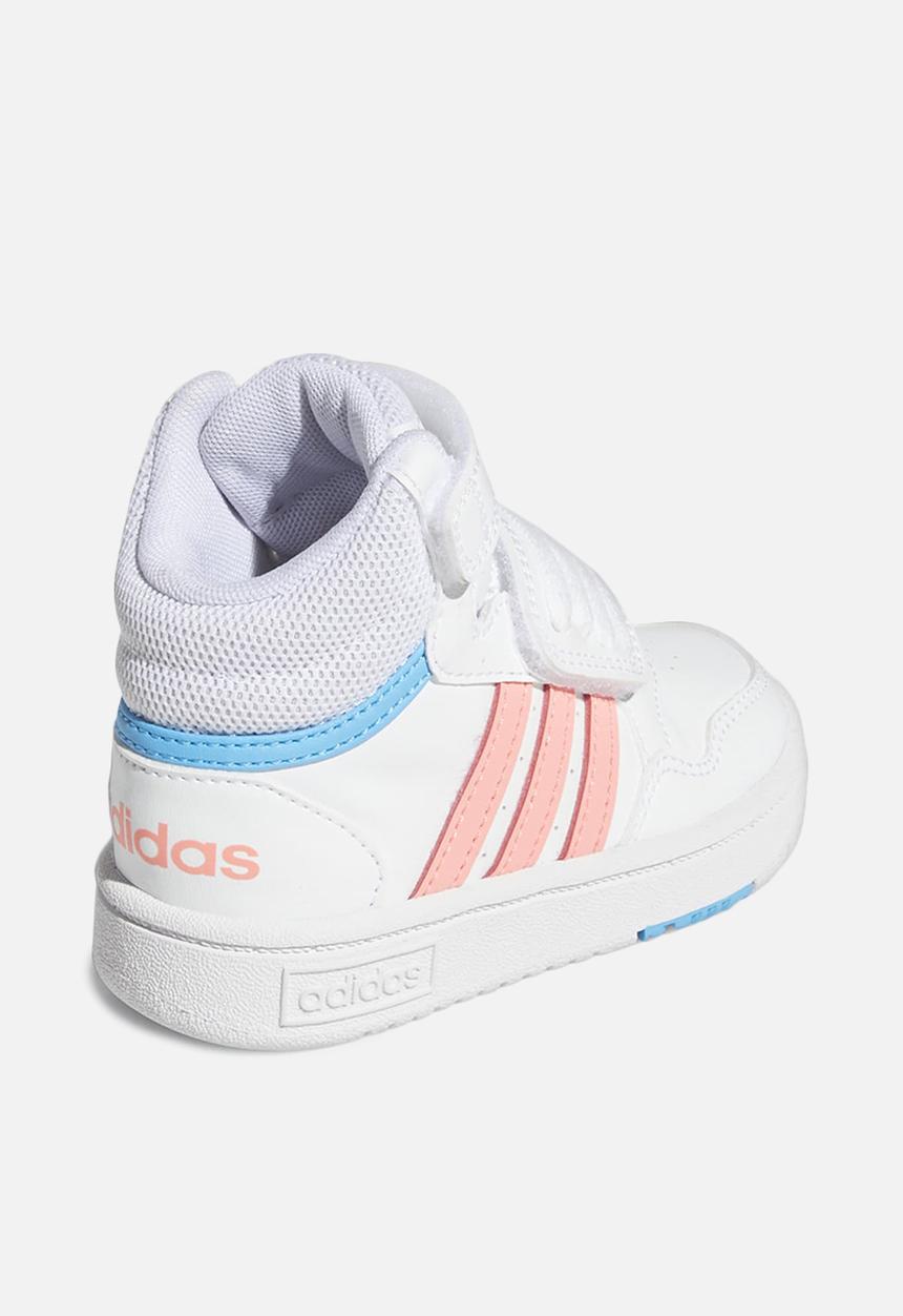 adidas Originals - Hoops mid 3.0 ac i - ftwr white/acid red/sky rush
