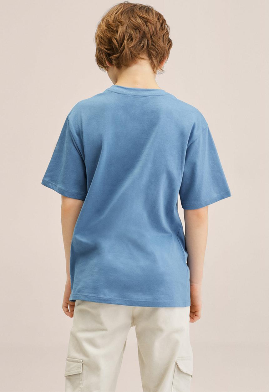MANGO - T-shirt wild - medium blue