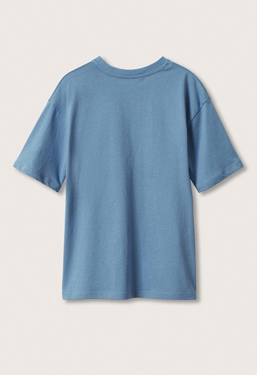 MANGO - T-shirt wild - medium blue