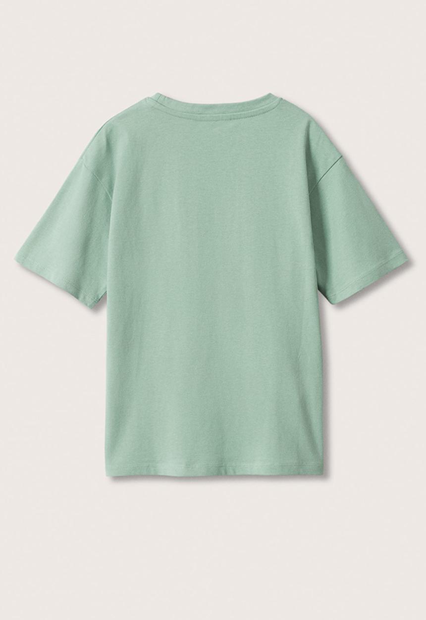MANGO - T-shirt wild - khaki