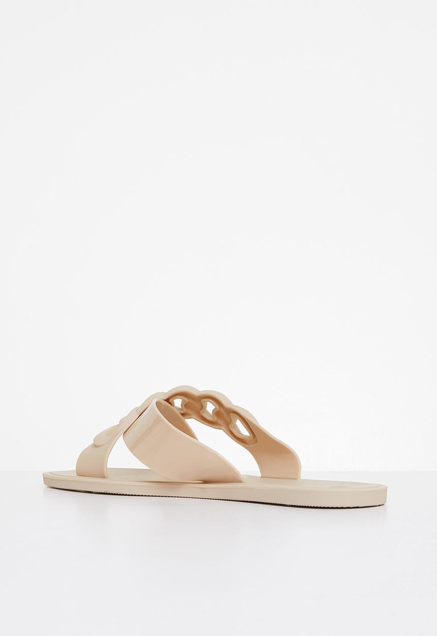 Footwork - Kell chain cross strap sandal - beige