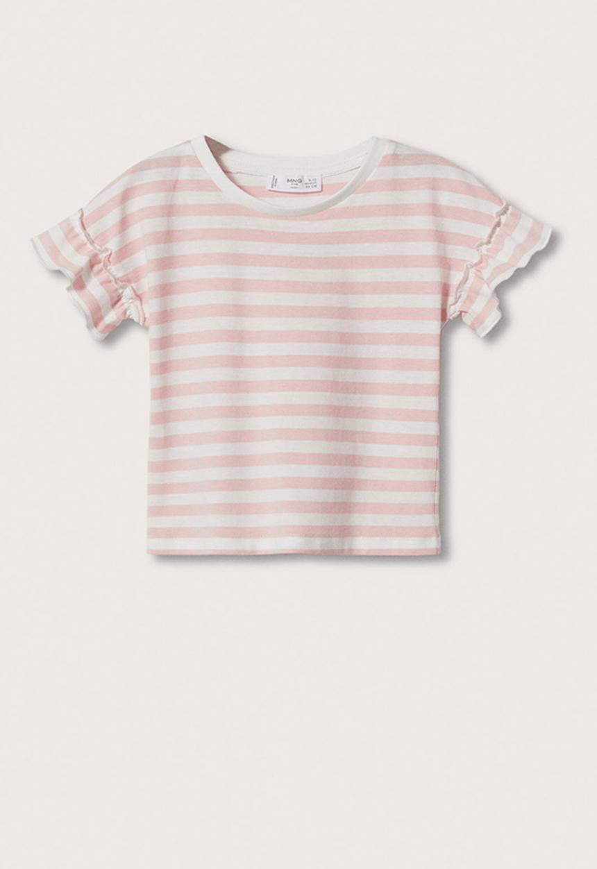 MANGO - T-shirt menorca - pink