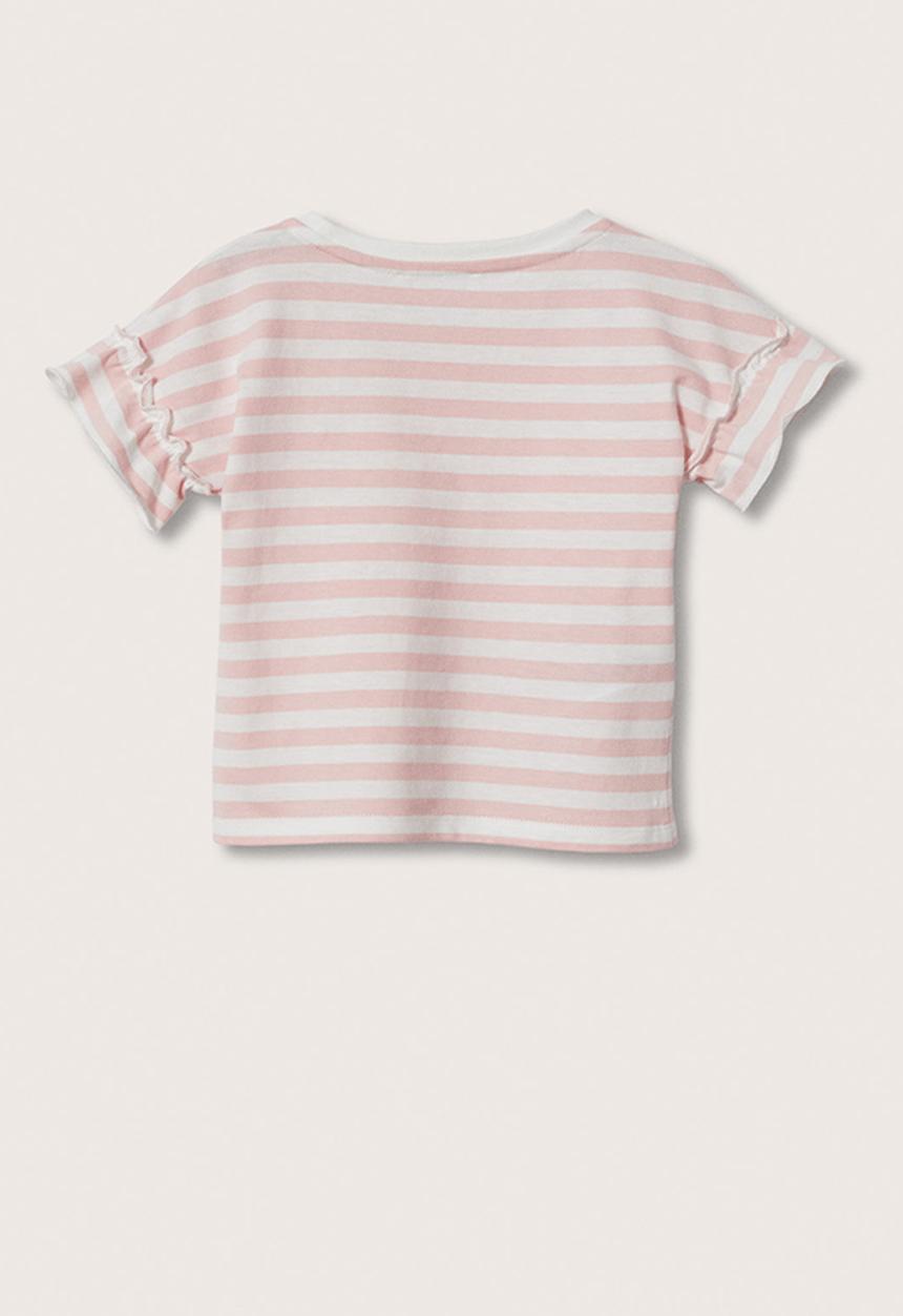 MANGO - T-shirt menorca - pink