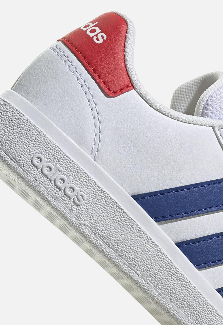 adidas Performance - Grand court 2.0 k - ftwr white/team royal blue/vivid red