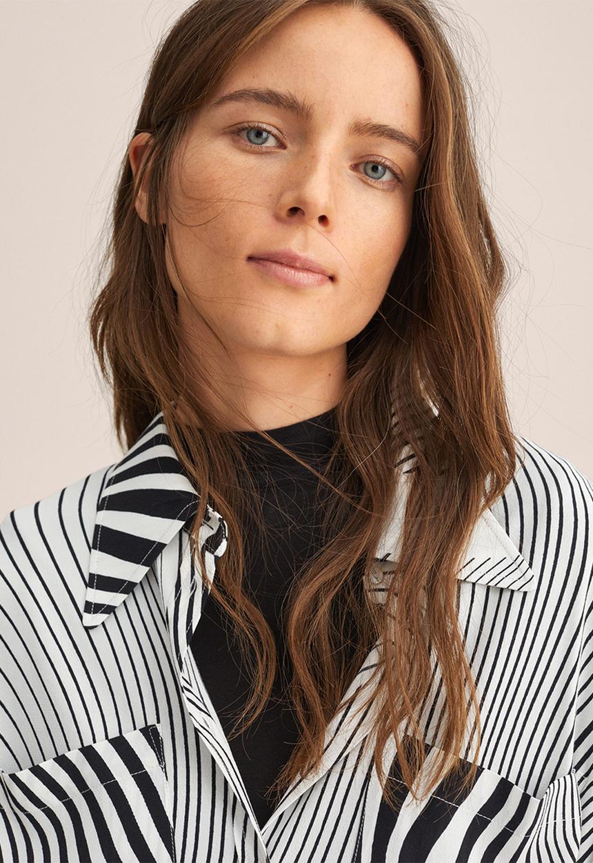 MANGO - Shirt lebril - black