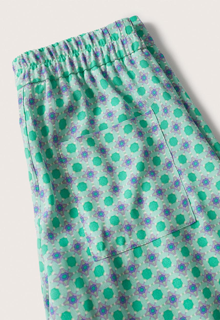 MANGO - Trousers jaipur - aqua