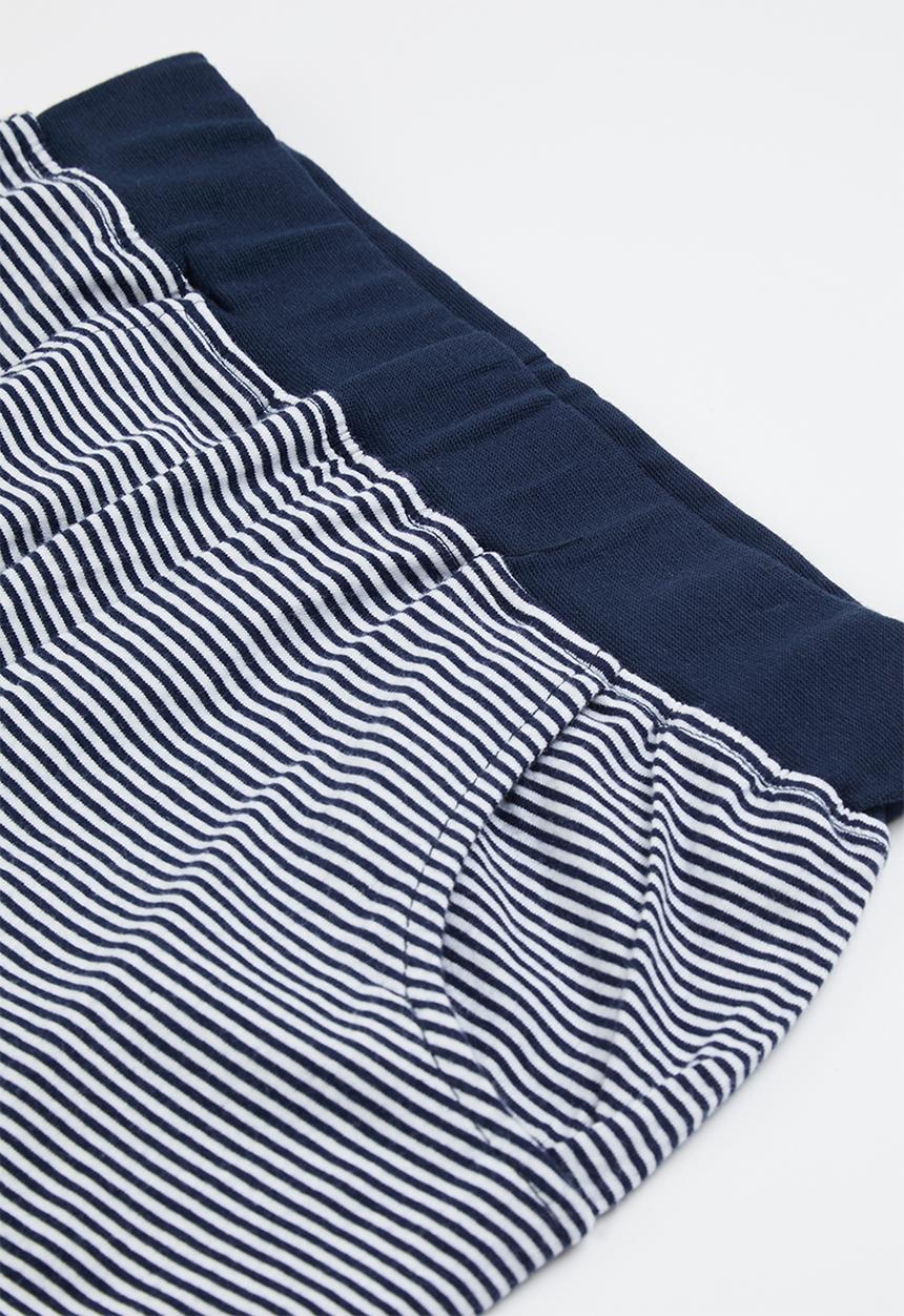 Pop Candy - Boys tee & shorts set - grey & navy