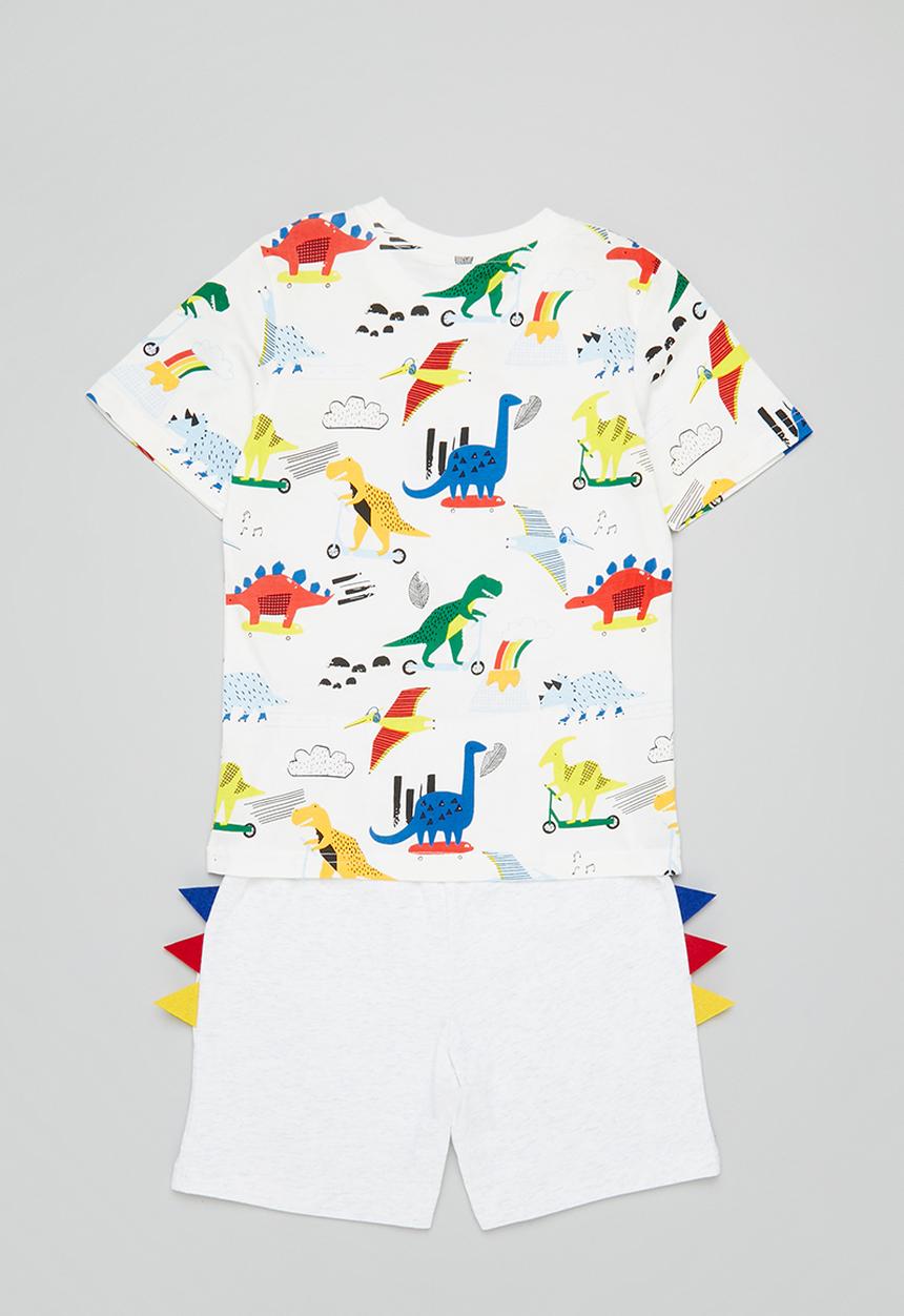 Pop Candy - Boys dino tee & shorts set - multi