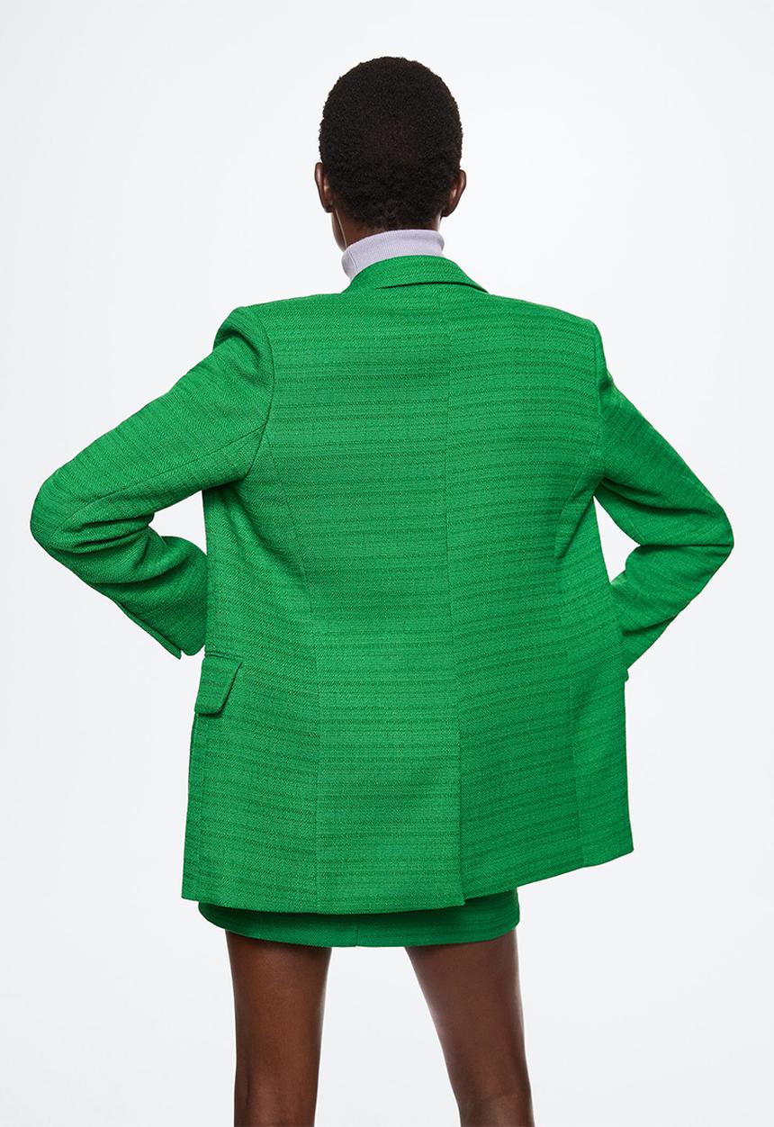 MANGO - Blazer julia - green