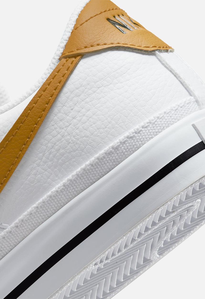 Nike - Nike court legacy next nature - dh3161-105 - white/gold suede-volt-black