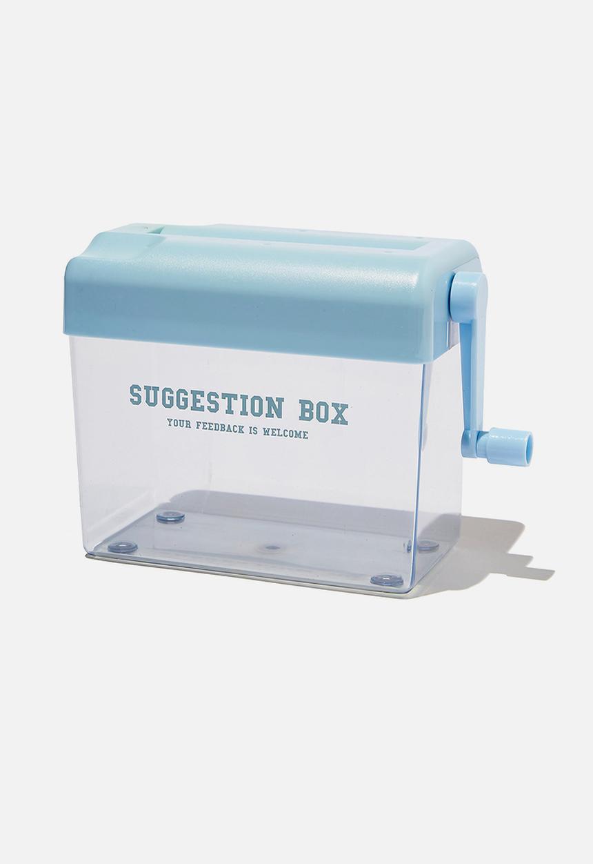 Typo - Mini paper shredder - arctic blue