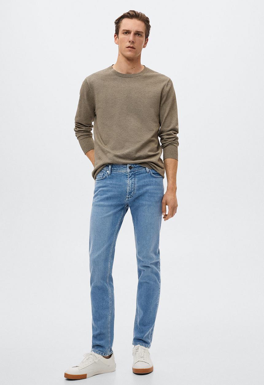MANGO - Jan slim-fit jeans - blue