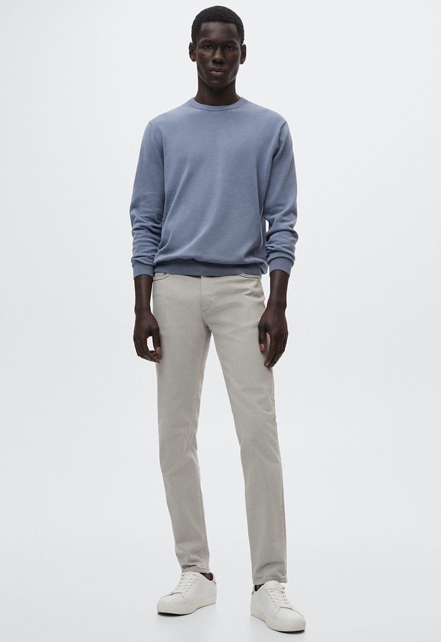 MANGO - Ibiza slim-fit colored jeans - beige