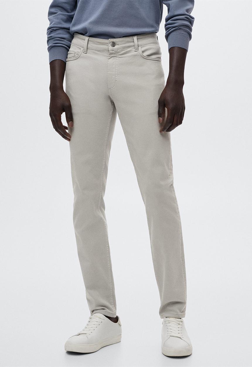 MANGO - Ibiza slim-fit colored jeans - beige