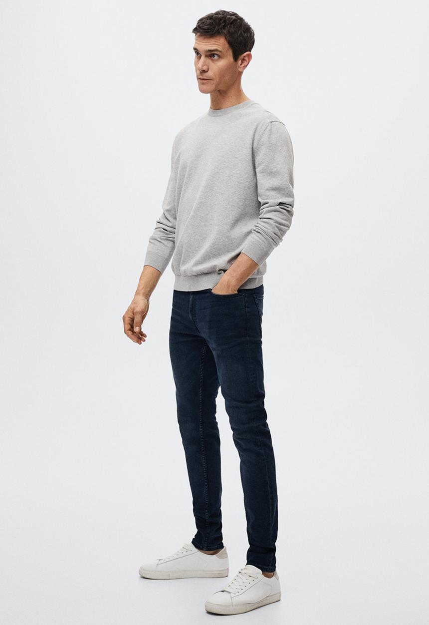 MANGO - Jude skinny fit jeans - dark blue
