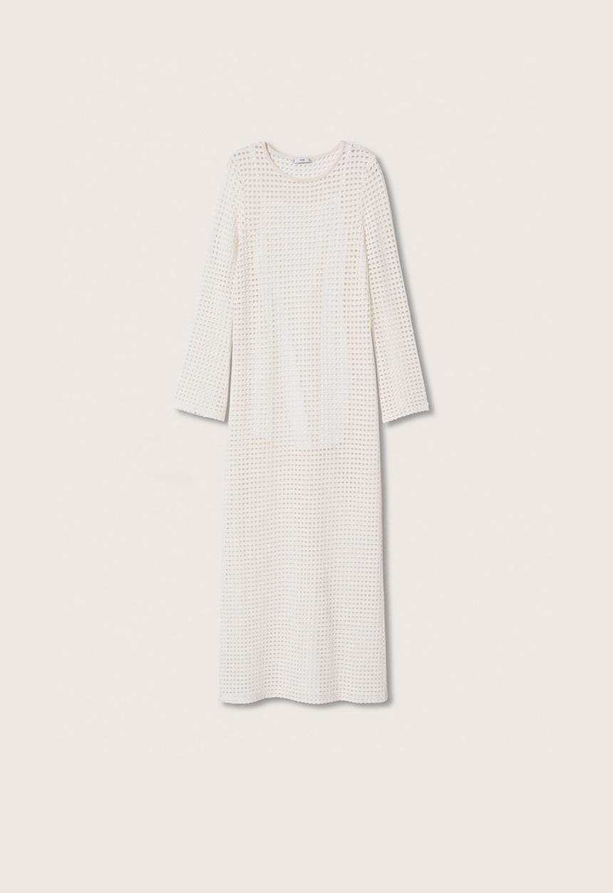 MANGO - Dress sandra - light beige