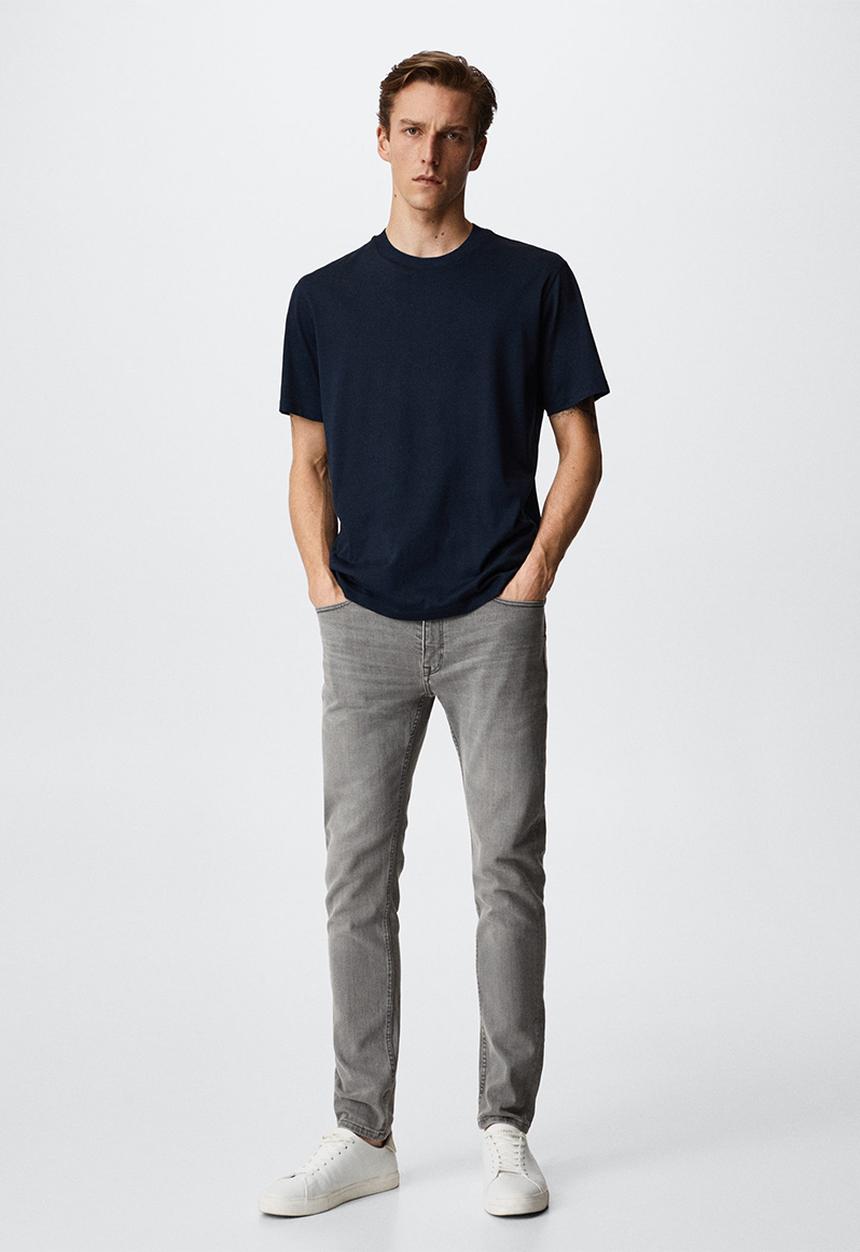 MANGO - Jude skinny fit jeans - grey