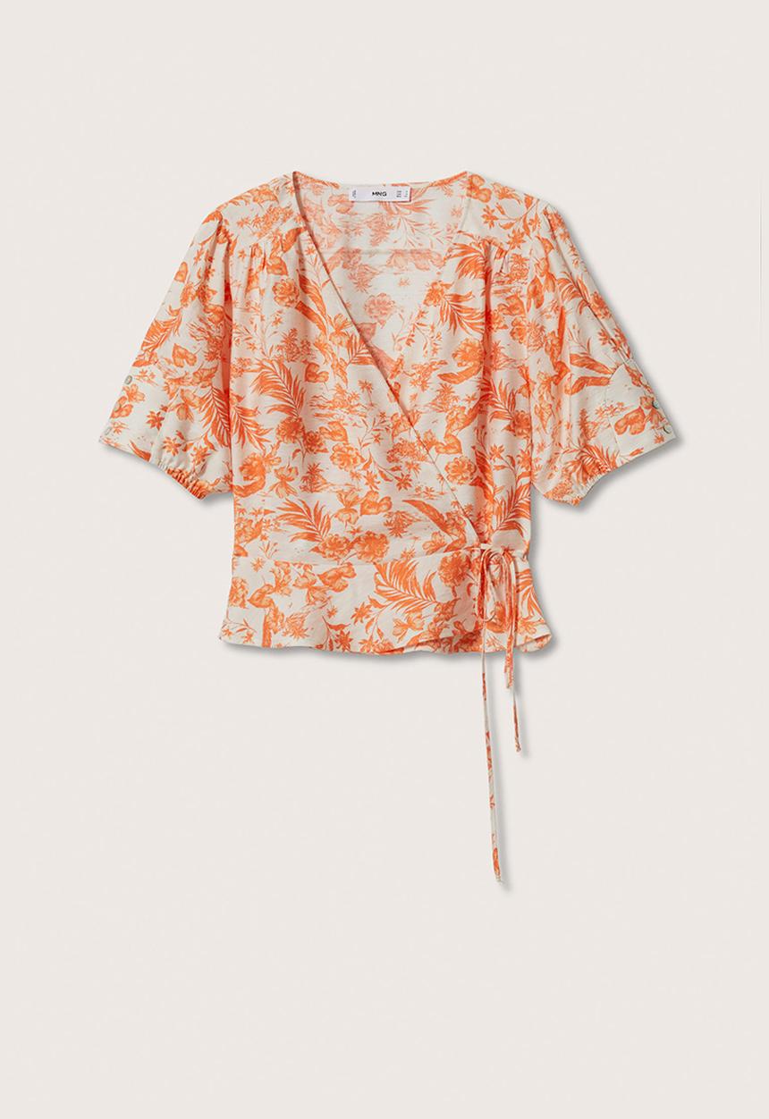 MANGO - Blouse cuqui - light pastel orange