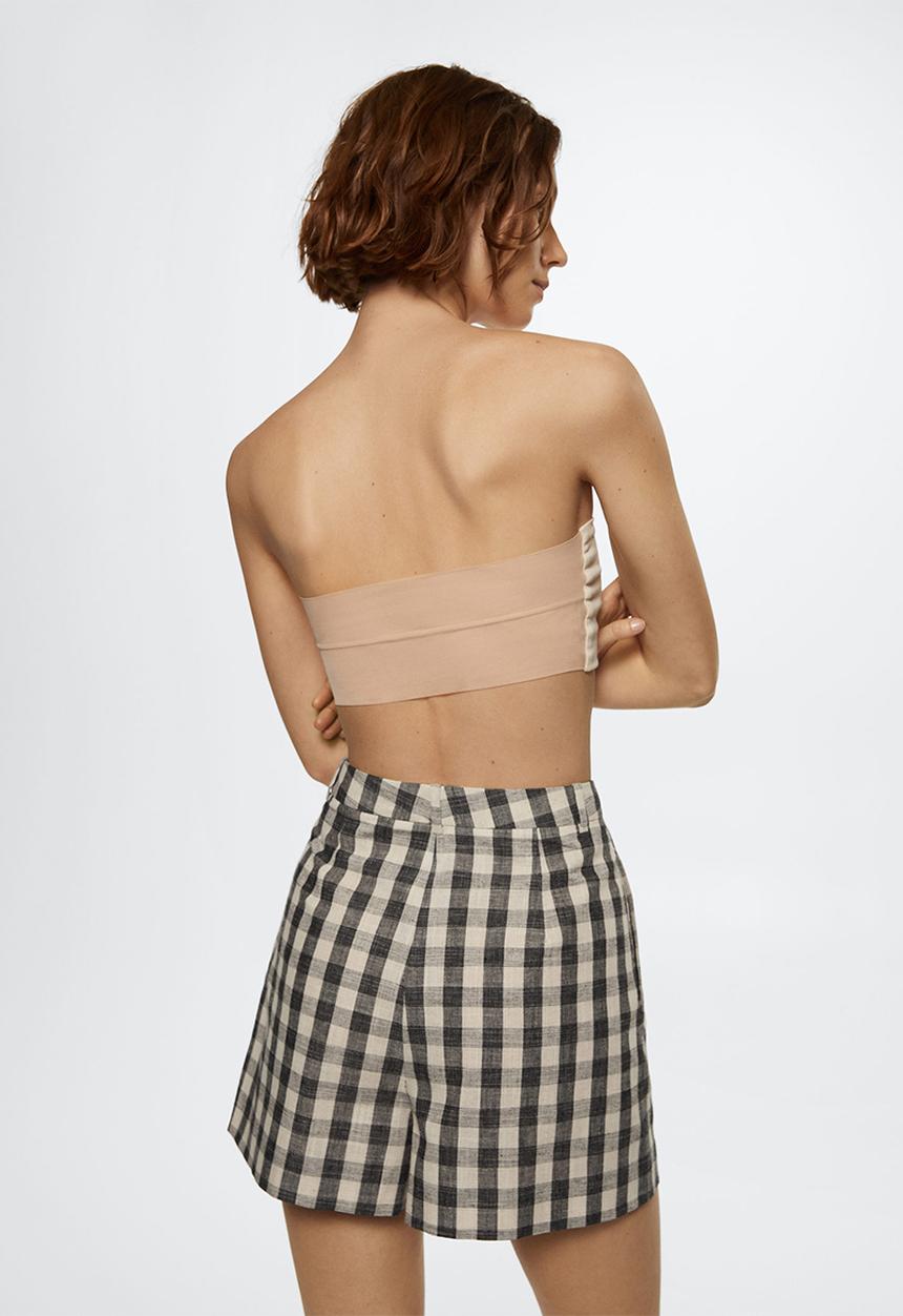 MANGO - Bermuda shorts emily - light beige
