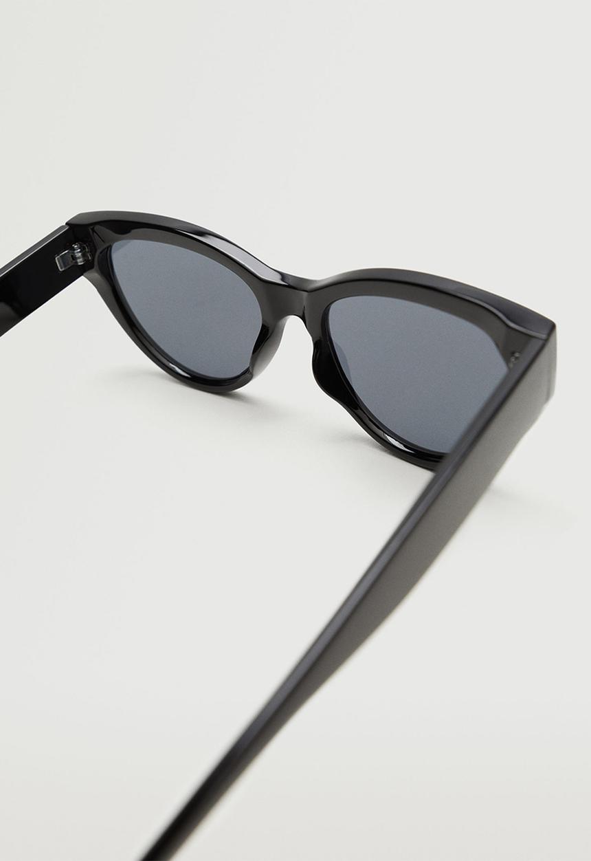 MANGO - Acetate frame sunglasses - black