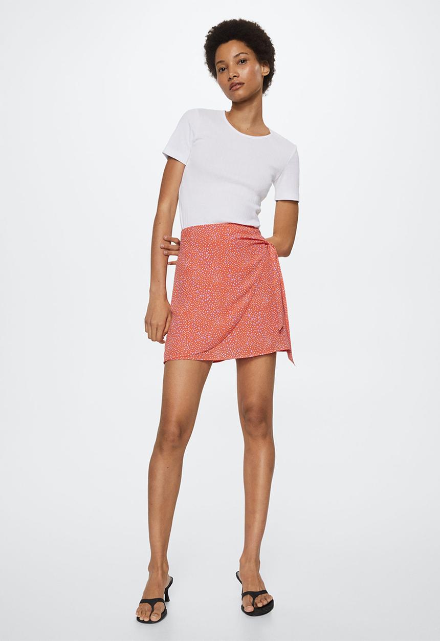 MANGO - Skirt fiona - red