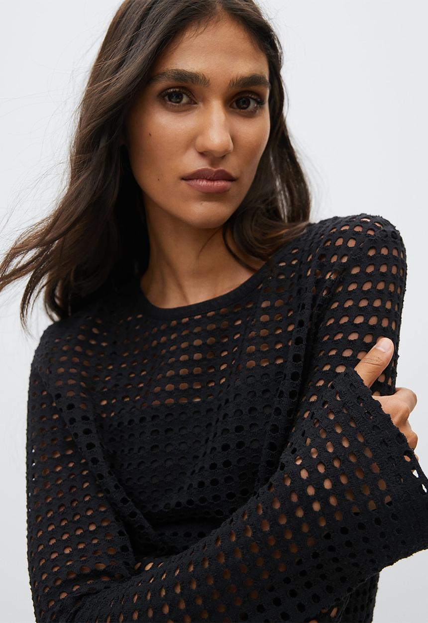 MANGO - Dress sandrita - black