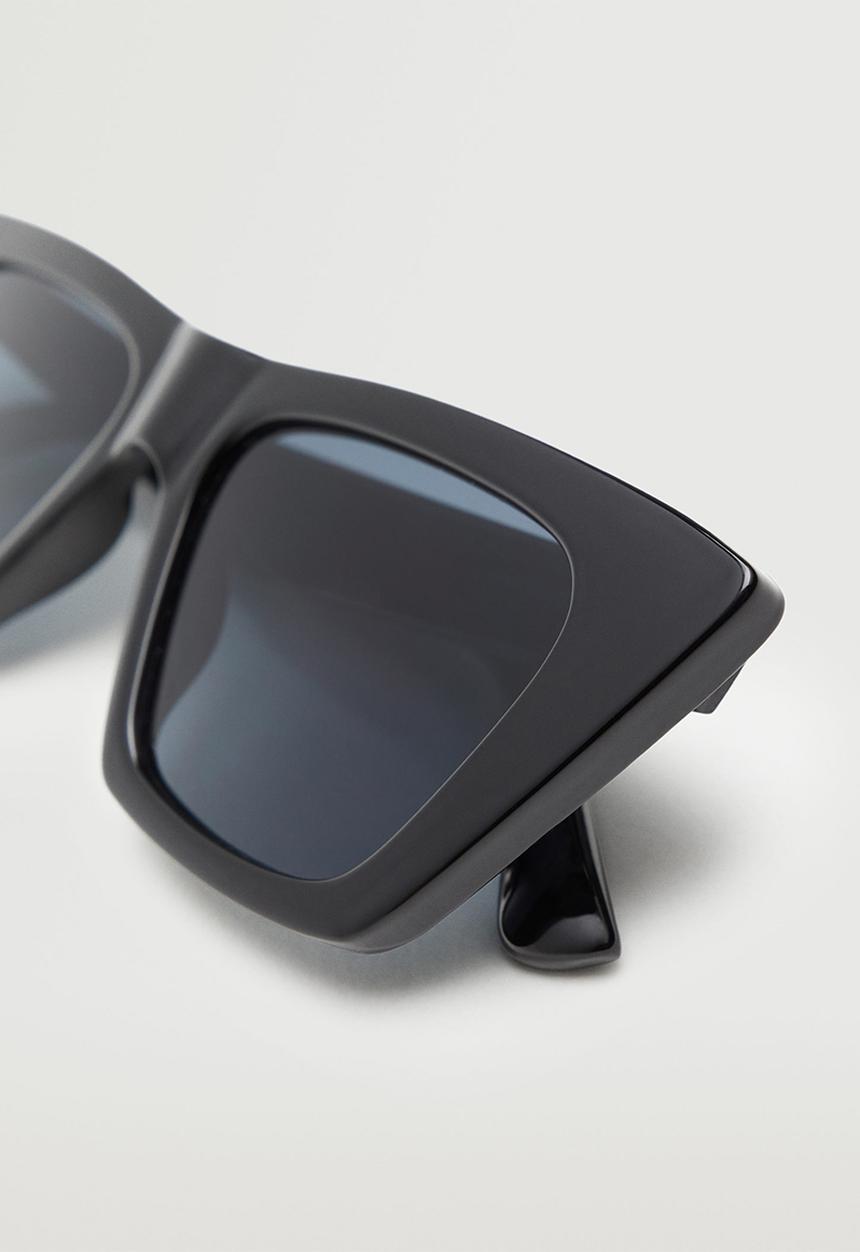 MANGO - Acetate frame sunglasses - black