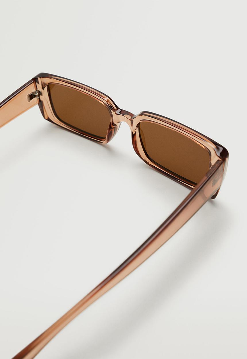 MANGO - Acetate frame sunglasses - clementine