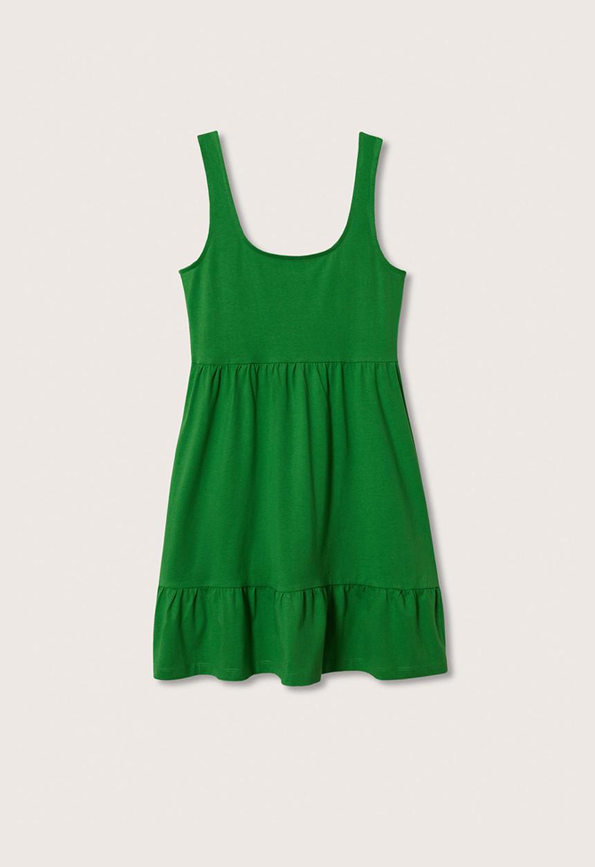 MANGO - Plus Dress maroto2 - green