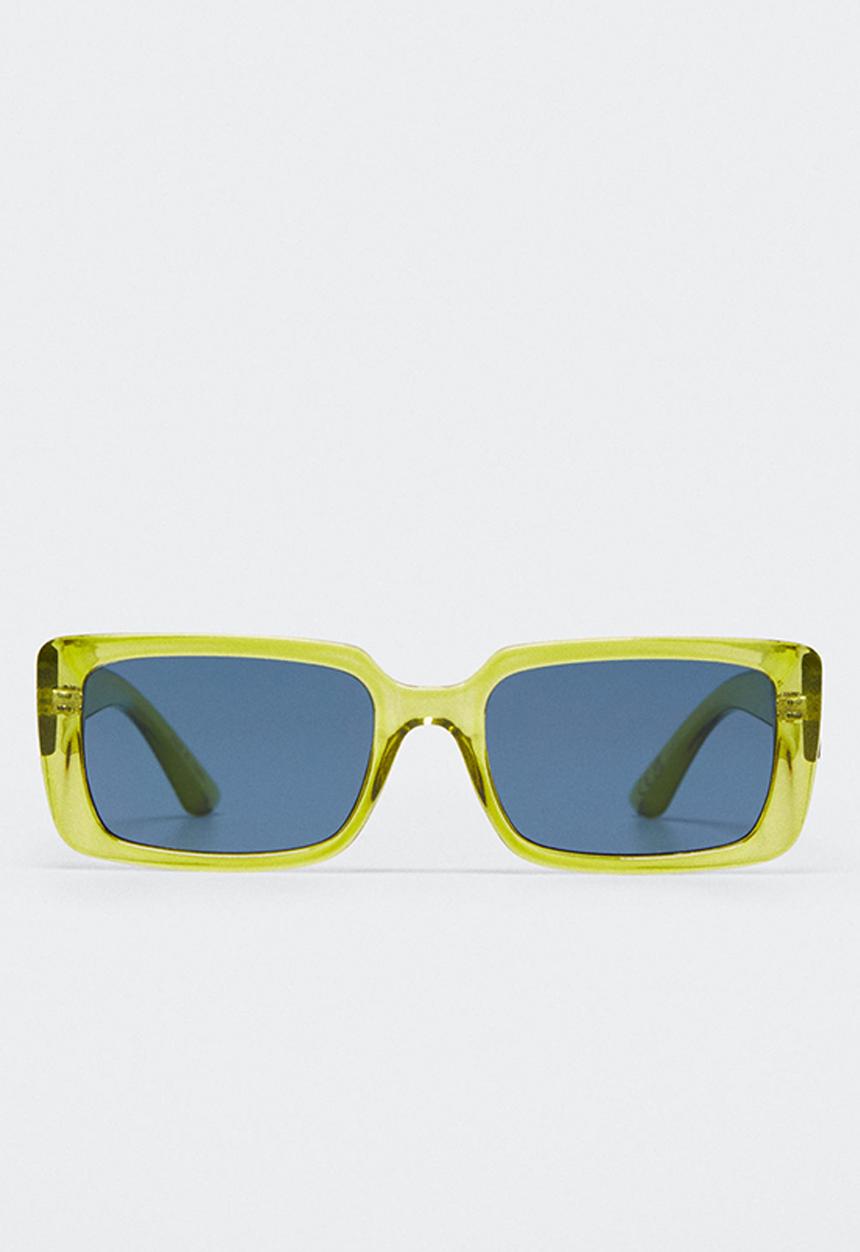 MANGO - Acetate frame sunglasses - pastel green