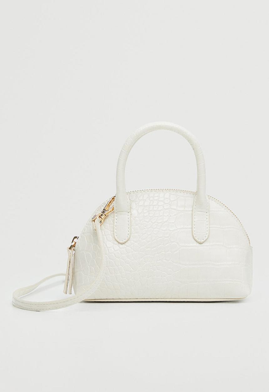 MANGO - Crossbody mini bag - off white