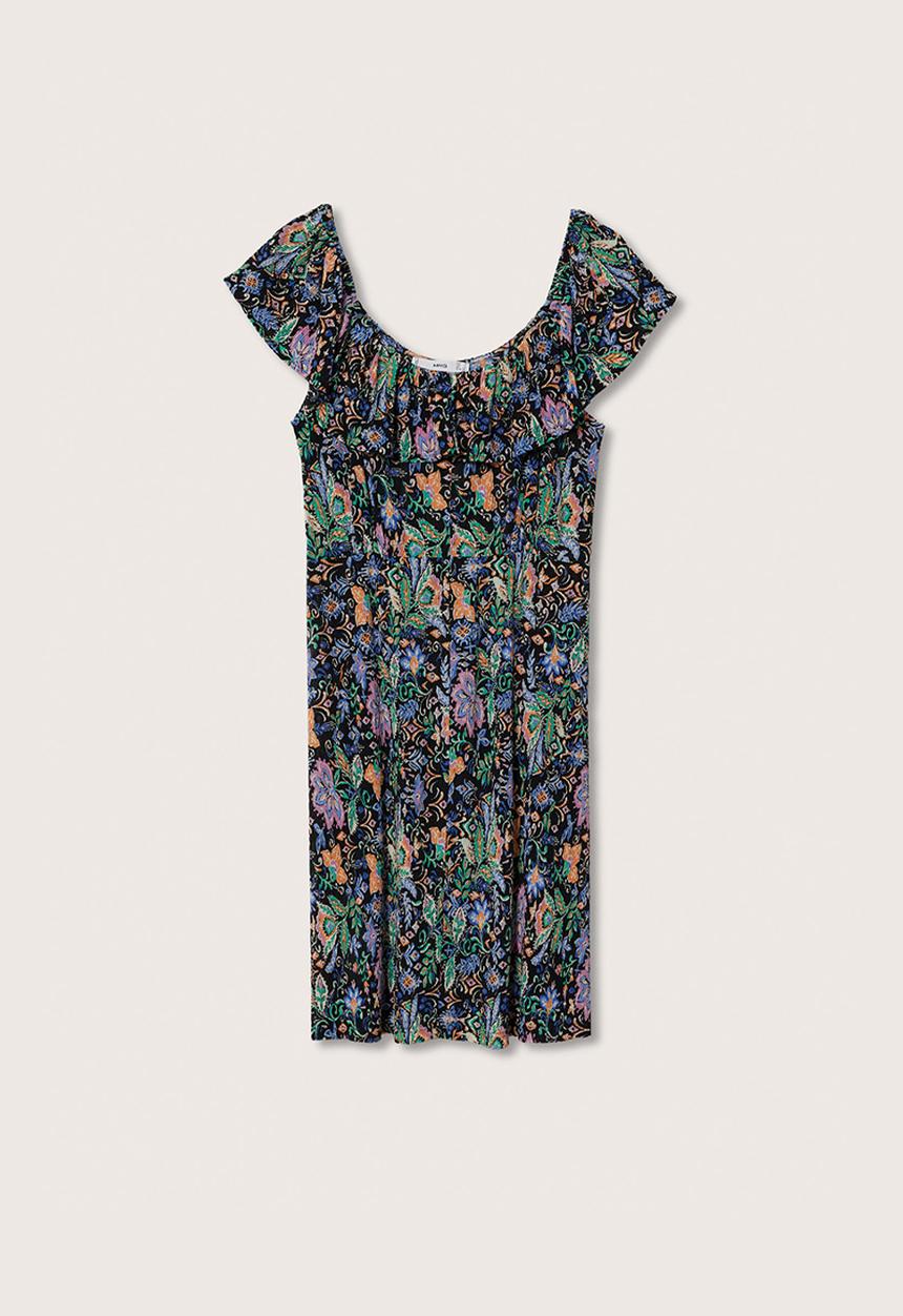 MANGO - Plus dress aray - black