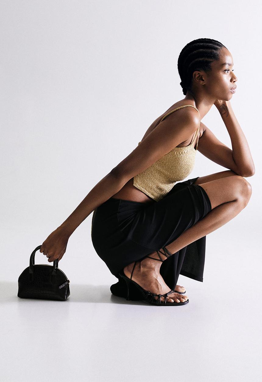 MANGO - Crossbody mini bag - black