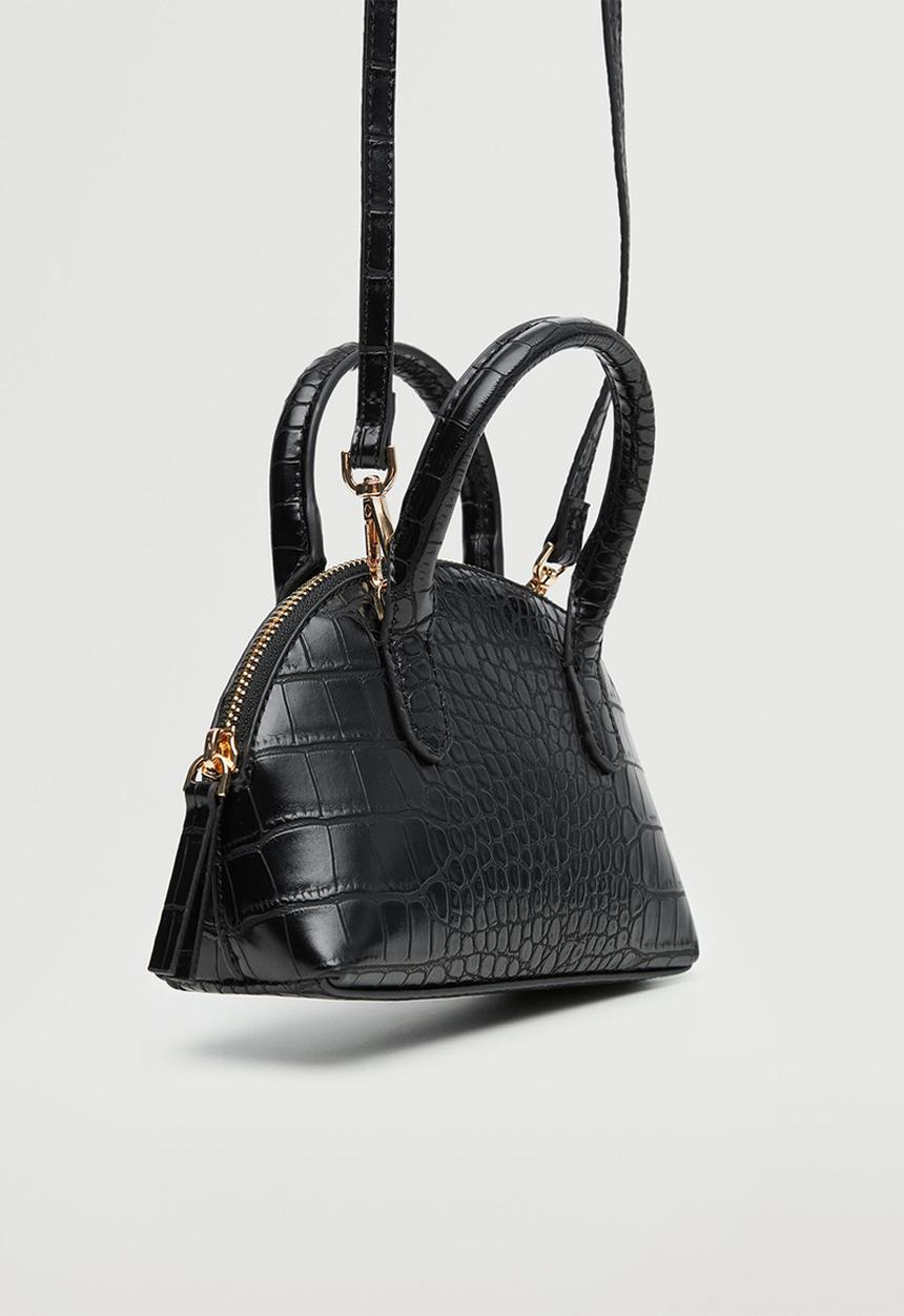 MANGO - Crossbody mini bag - black
