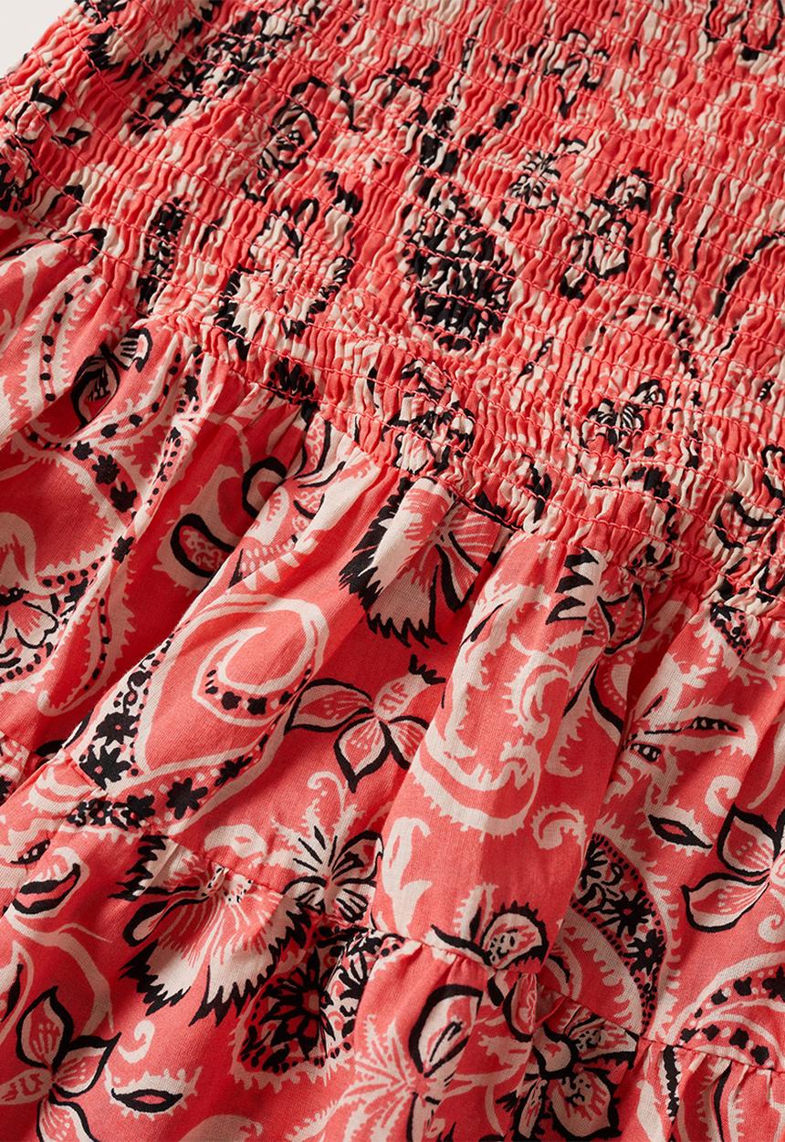 MANGO - Plus dress salines - red