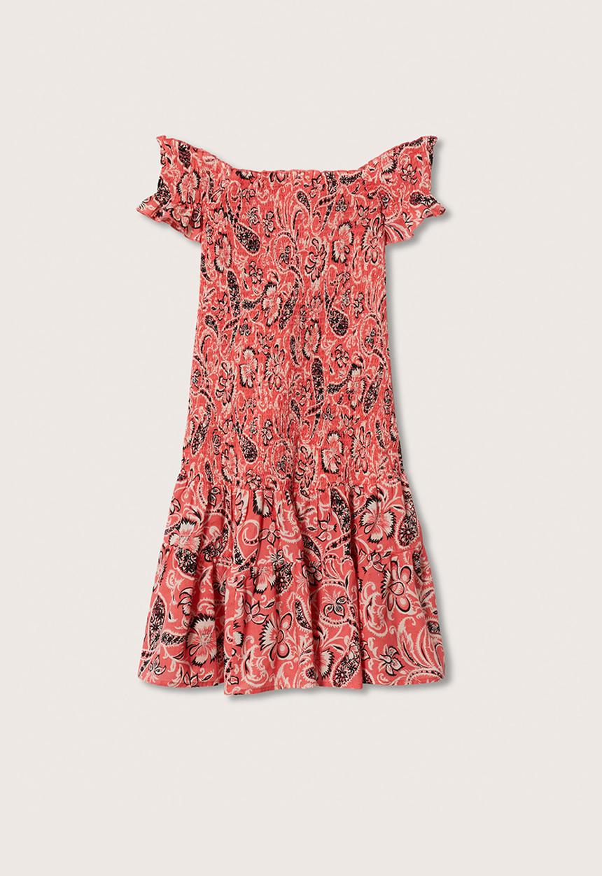 MANGO - Plus dress salines - red