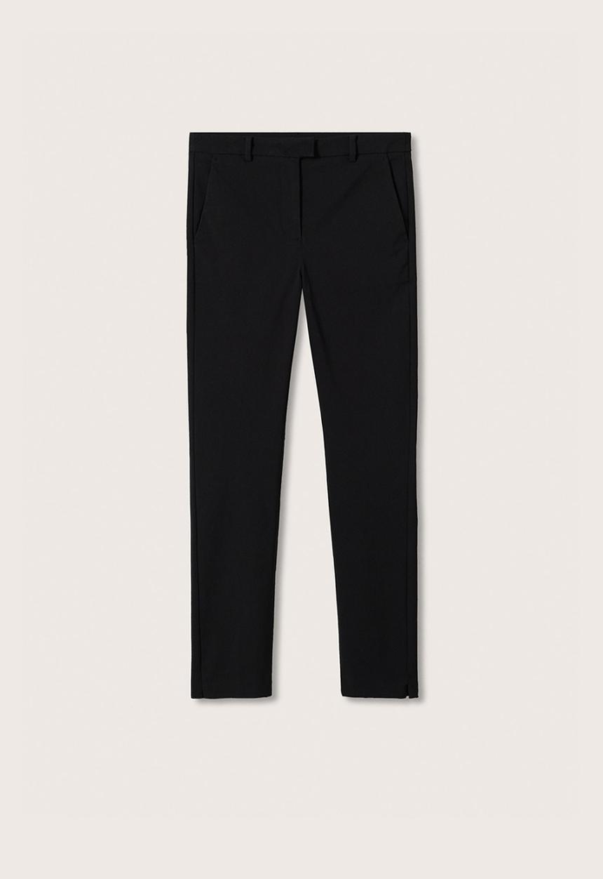 MANGO - Plus trousers cola - black