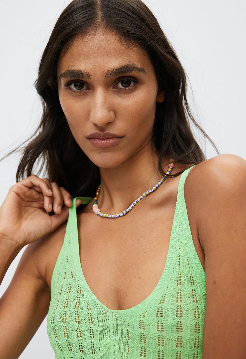 MANGO - Dress lechuga - bright green