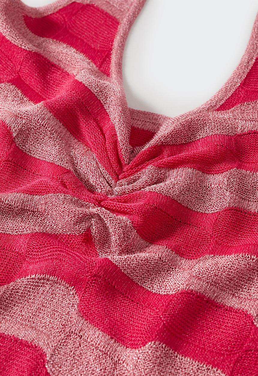 MANGO - Dress cuellar - pink