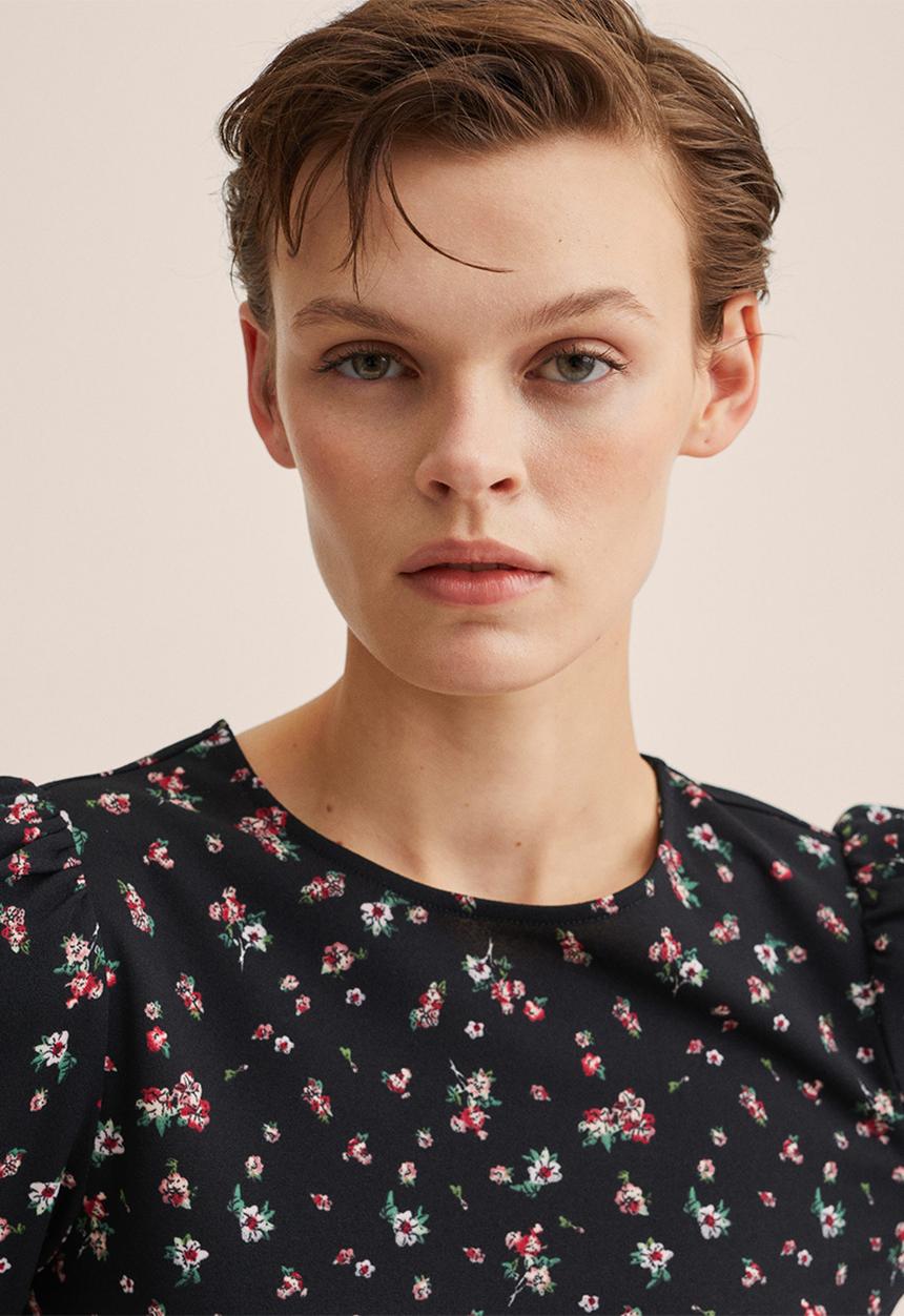 MANGO - Dress . palos - black