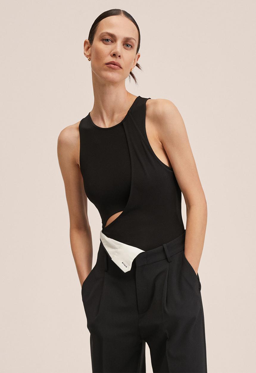 MANGO - Body sami - black