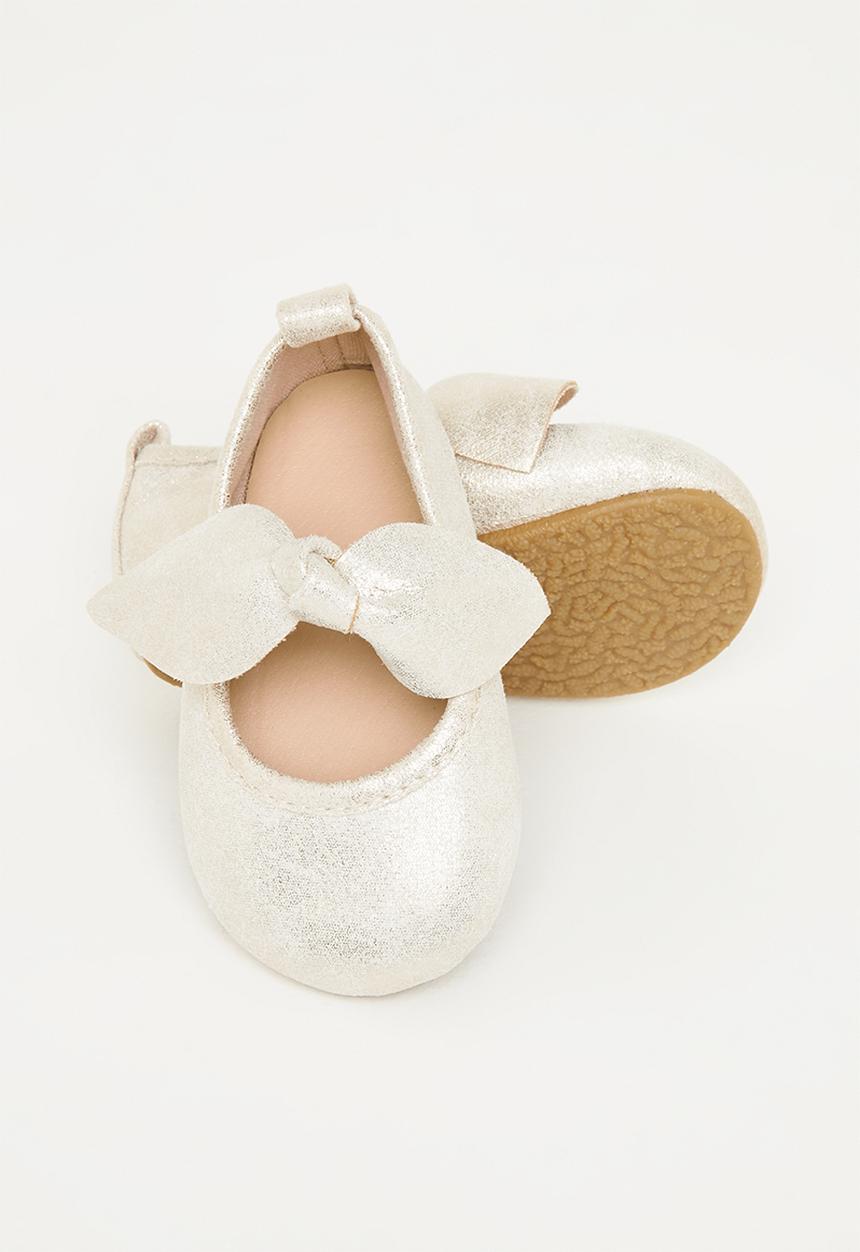 Pop Candy - Girls bow pump - gold