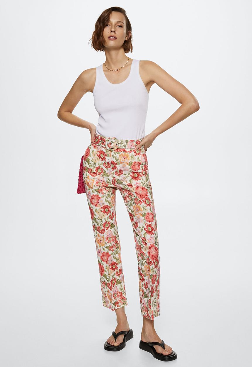 MANGO - Trousers bari - multi 