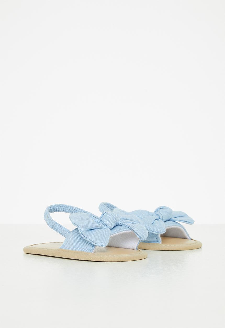Pop Candy - Girls bow sandal - blue